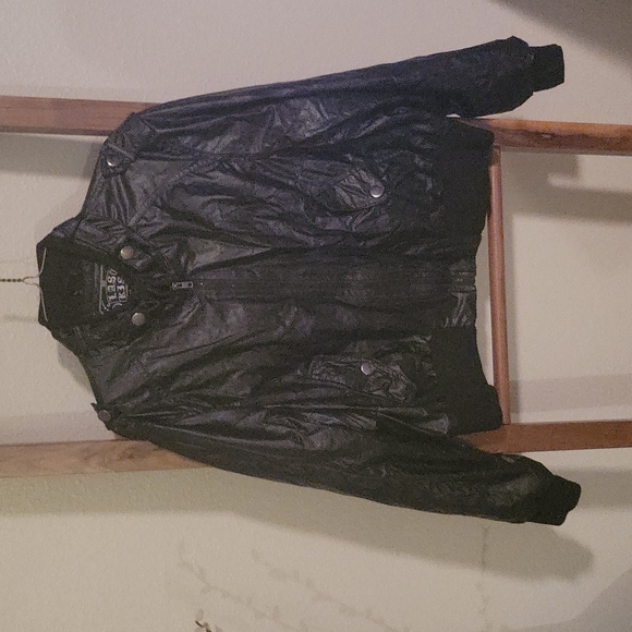 Last Kiss Plus Size Bomber Jacket - Size 1x - Picture 1 of 5